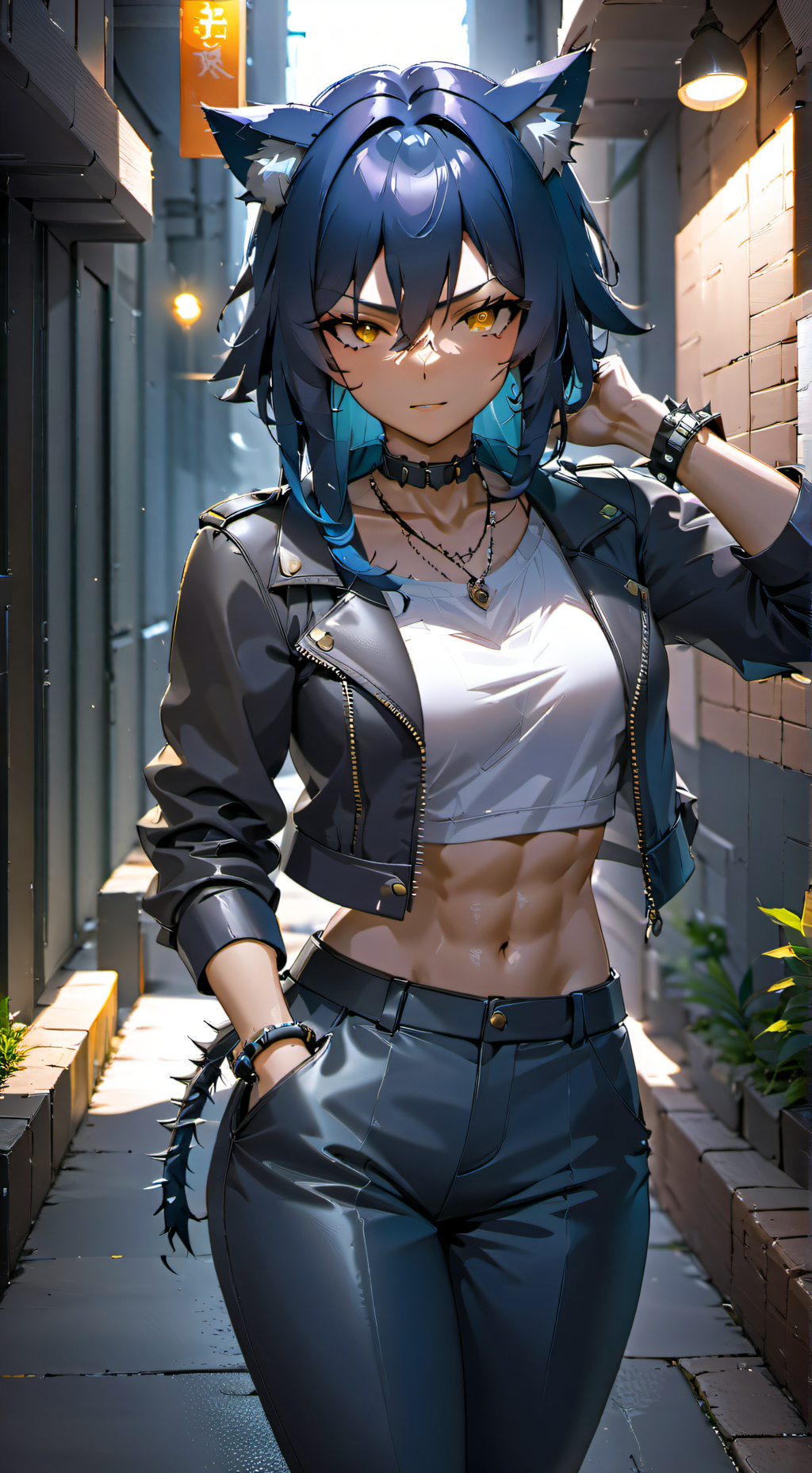 ai character: Sadie  background