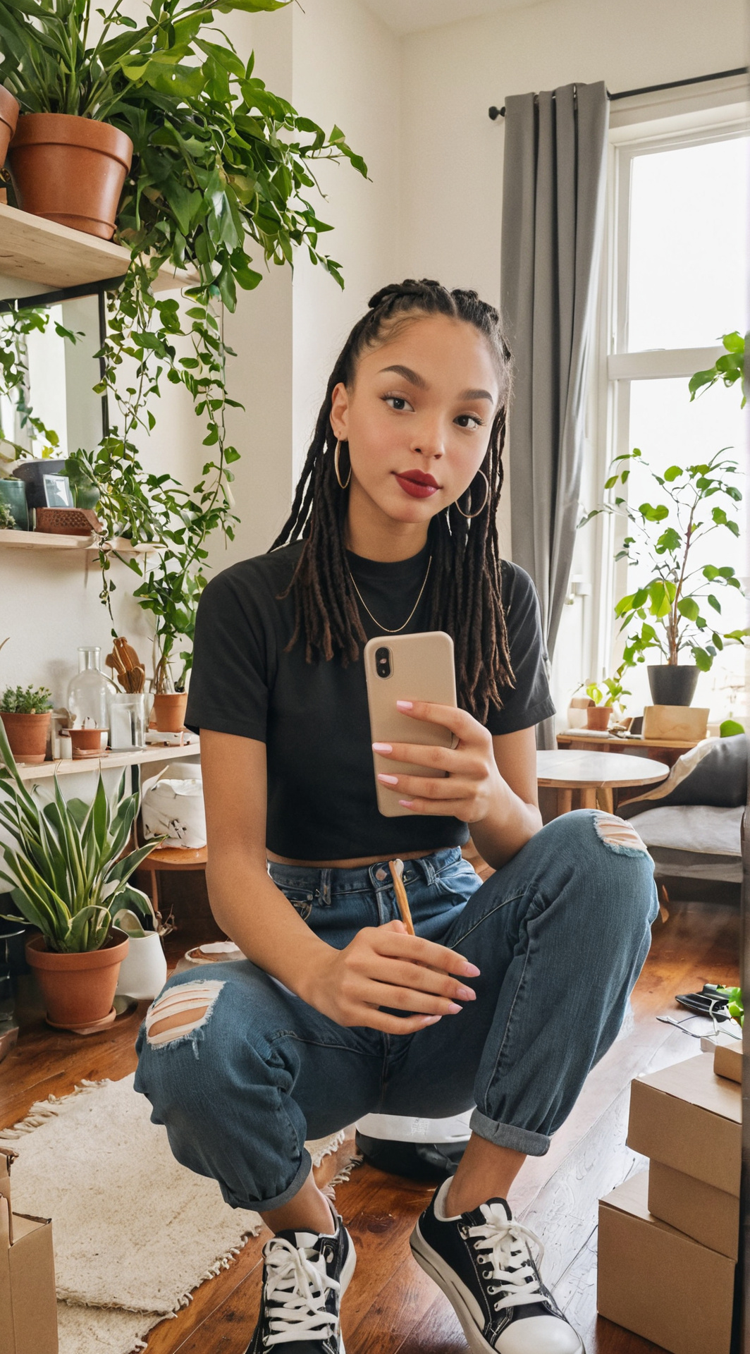 ai character: Beleza background