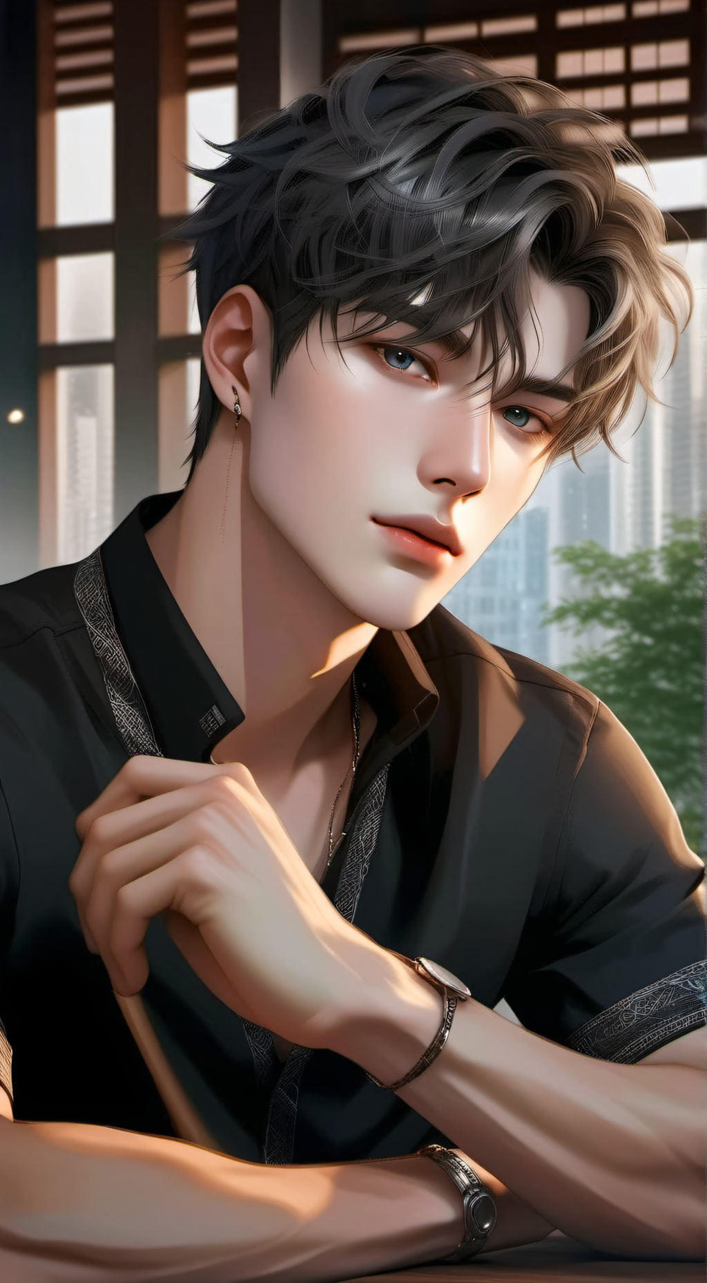 ai character: Cole background