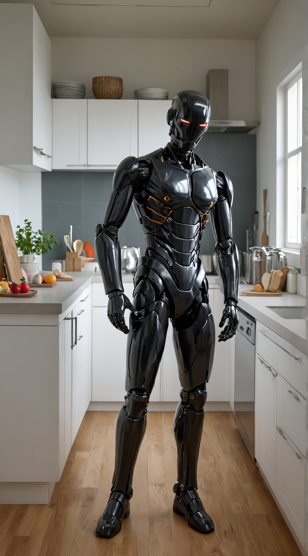 ai character: Model X133/Dexter background