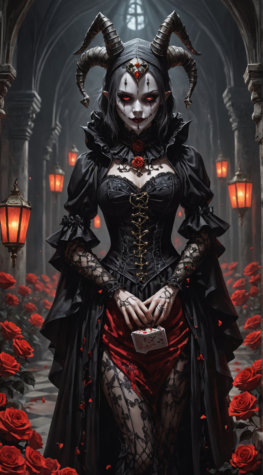 ai character: Lady Seraphine Noi background