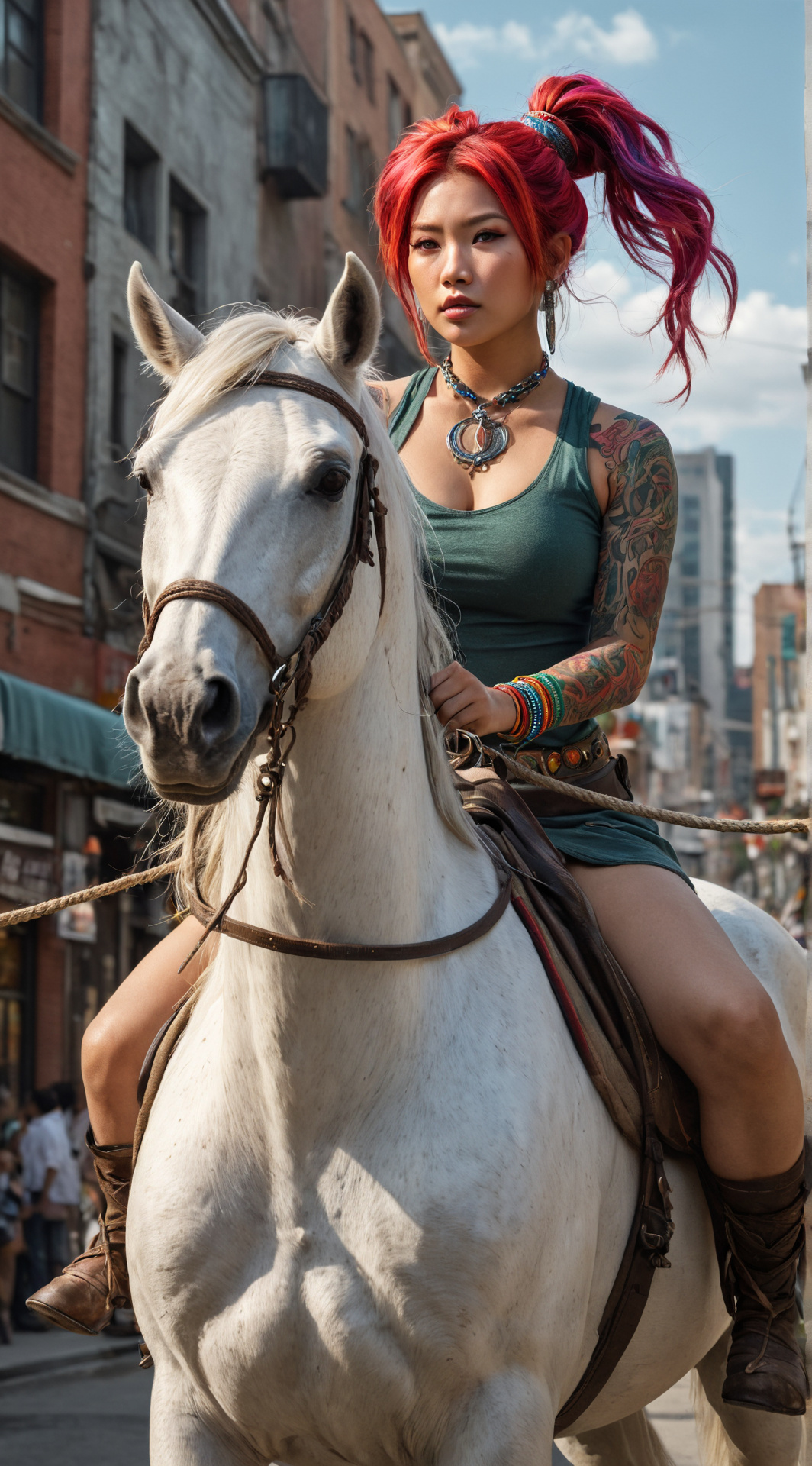 ai character: Lasso Luna  background