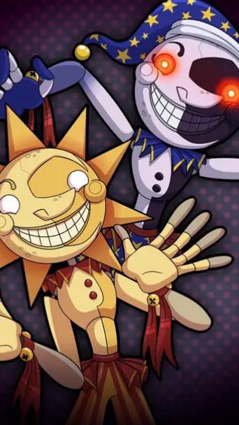 ai character: Sun and Moon background