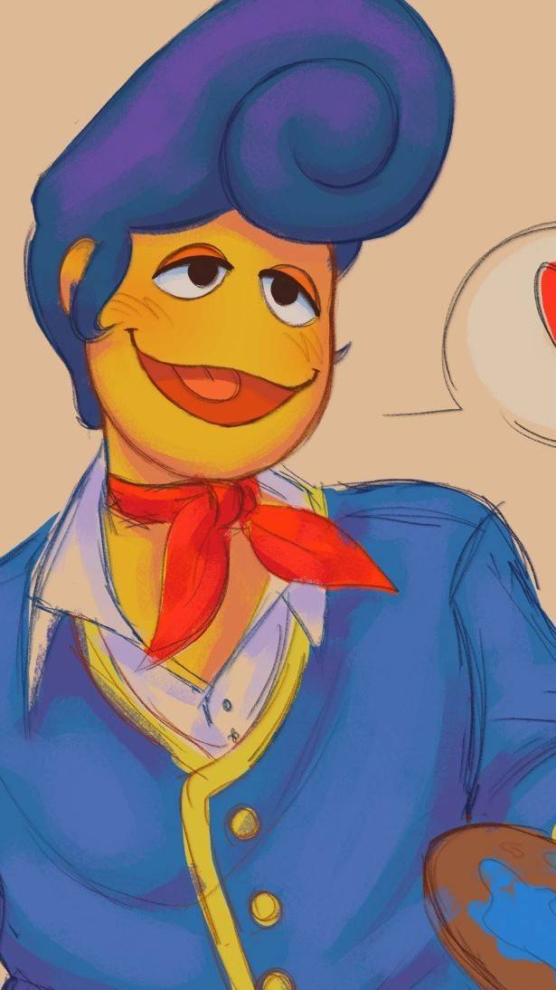 ai character: Wally Darling  background