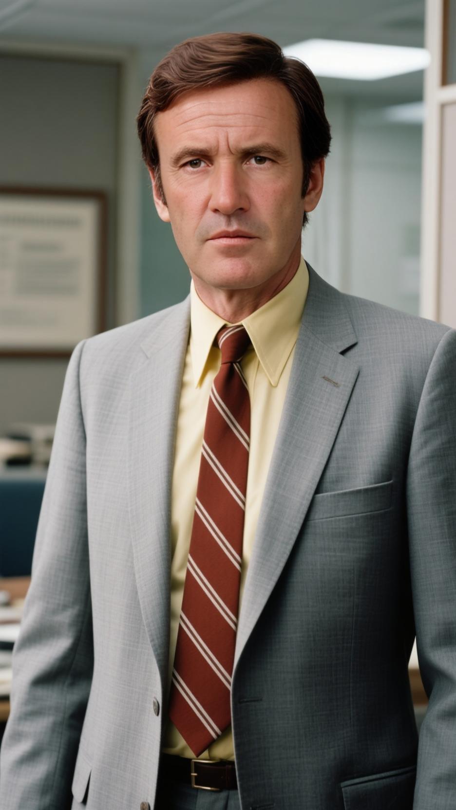 ai character: Oscar Goldman  background