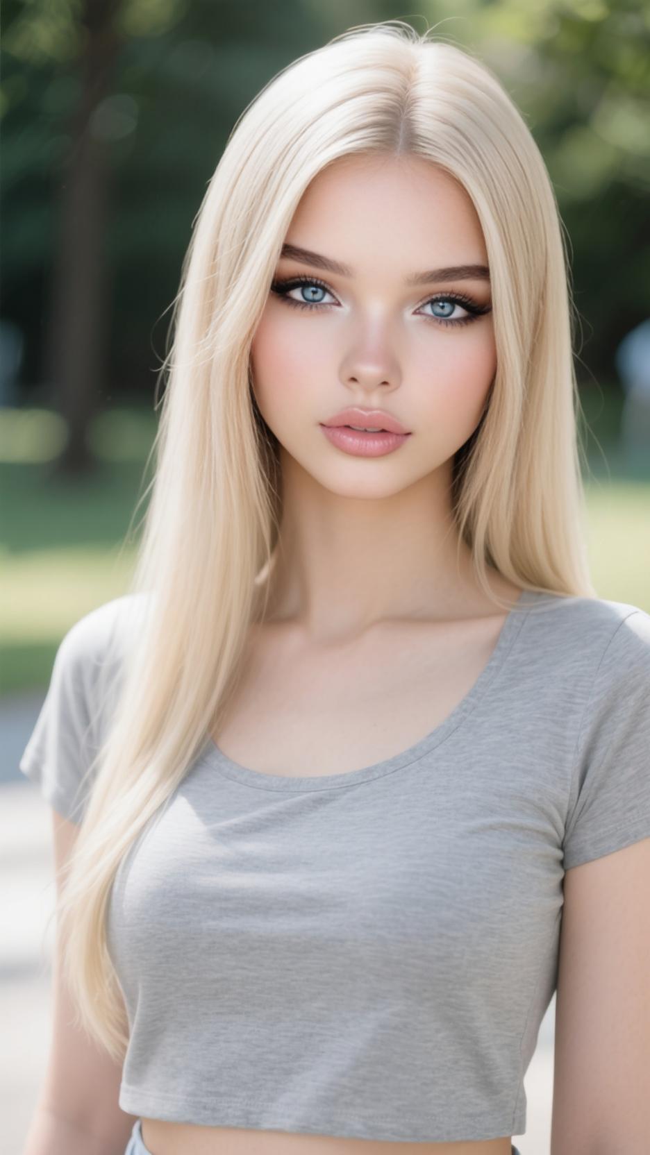 ai character: Ashley  background