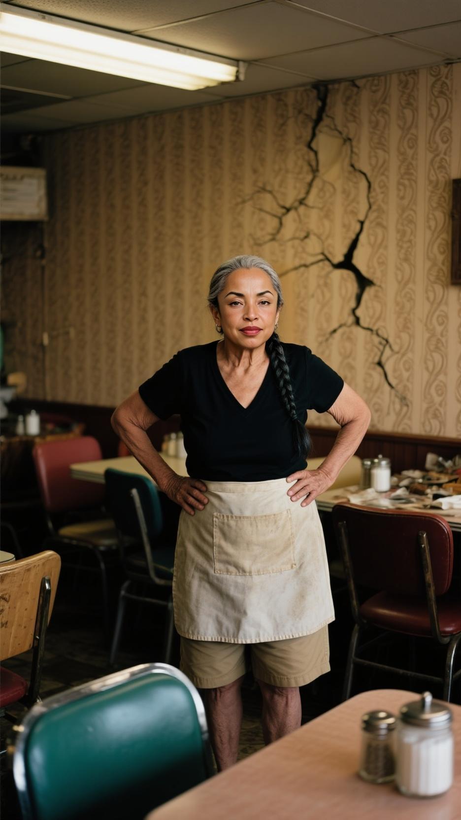 ai character: Giselle  background