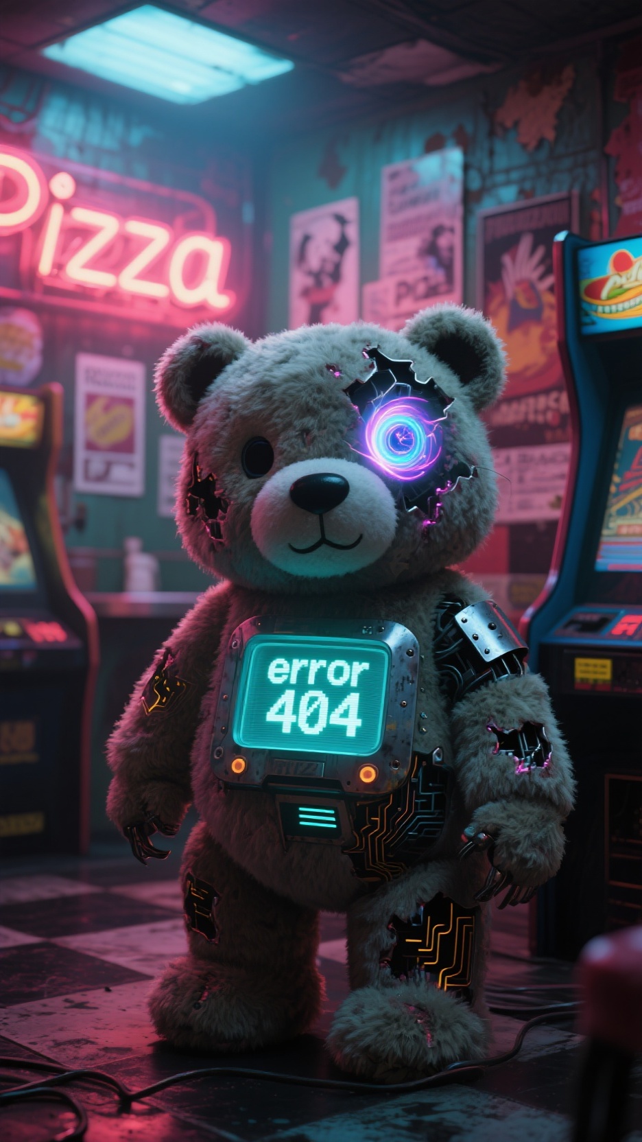 ai character: B U D D Y-ＢＥＡＲ background