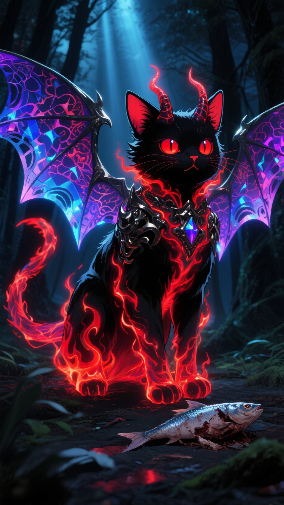 ai character: Shadowpaws  background