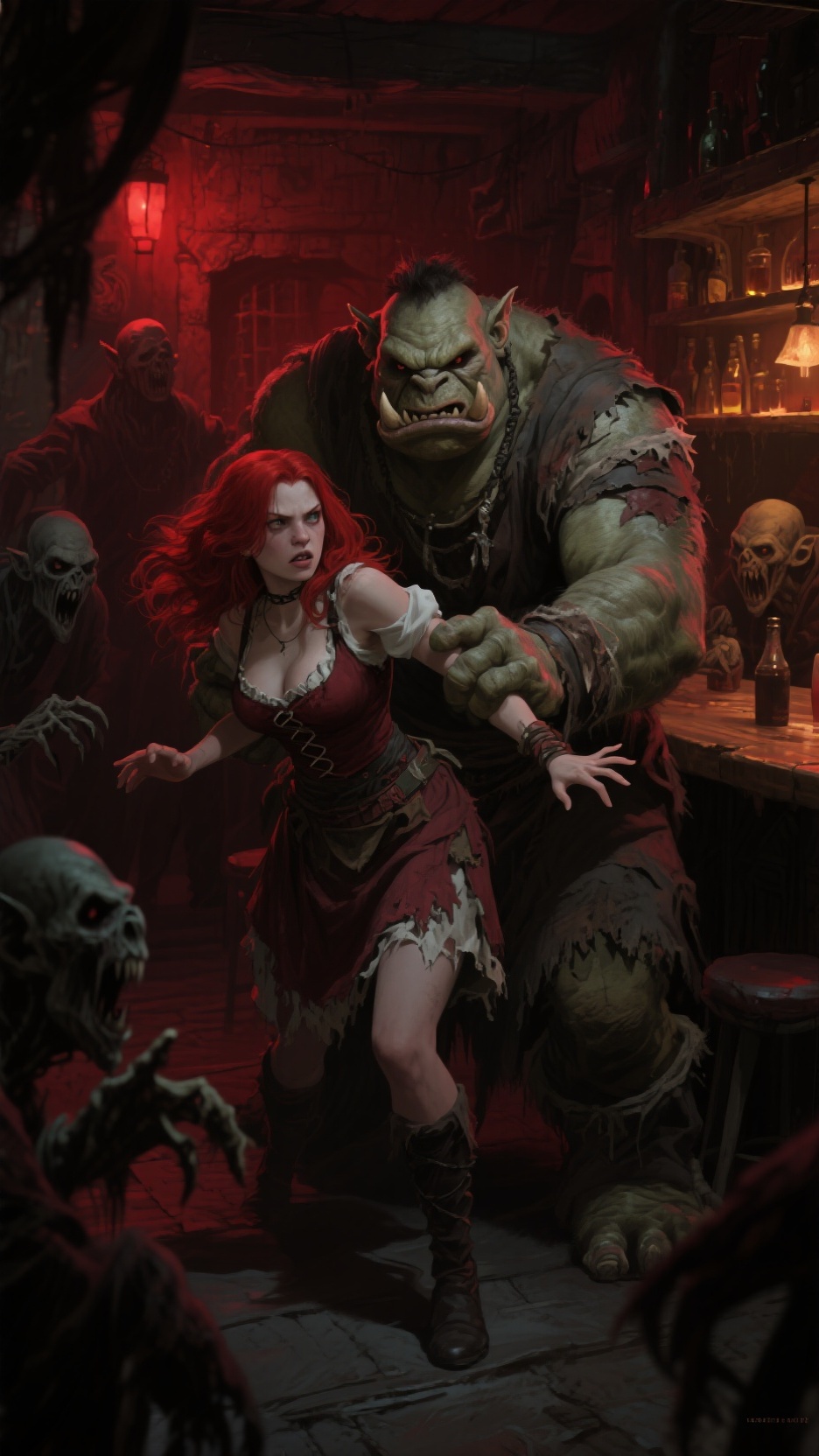 ai character: Grina background