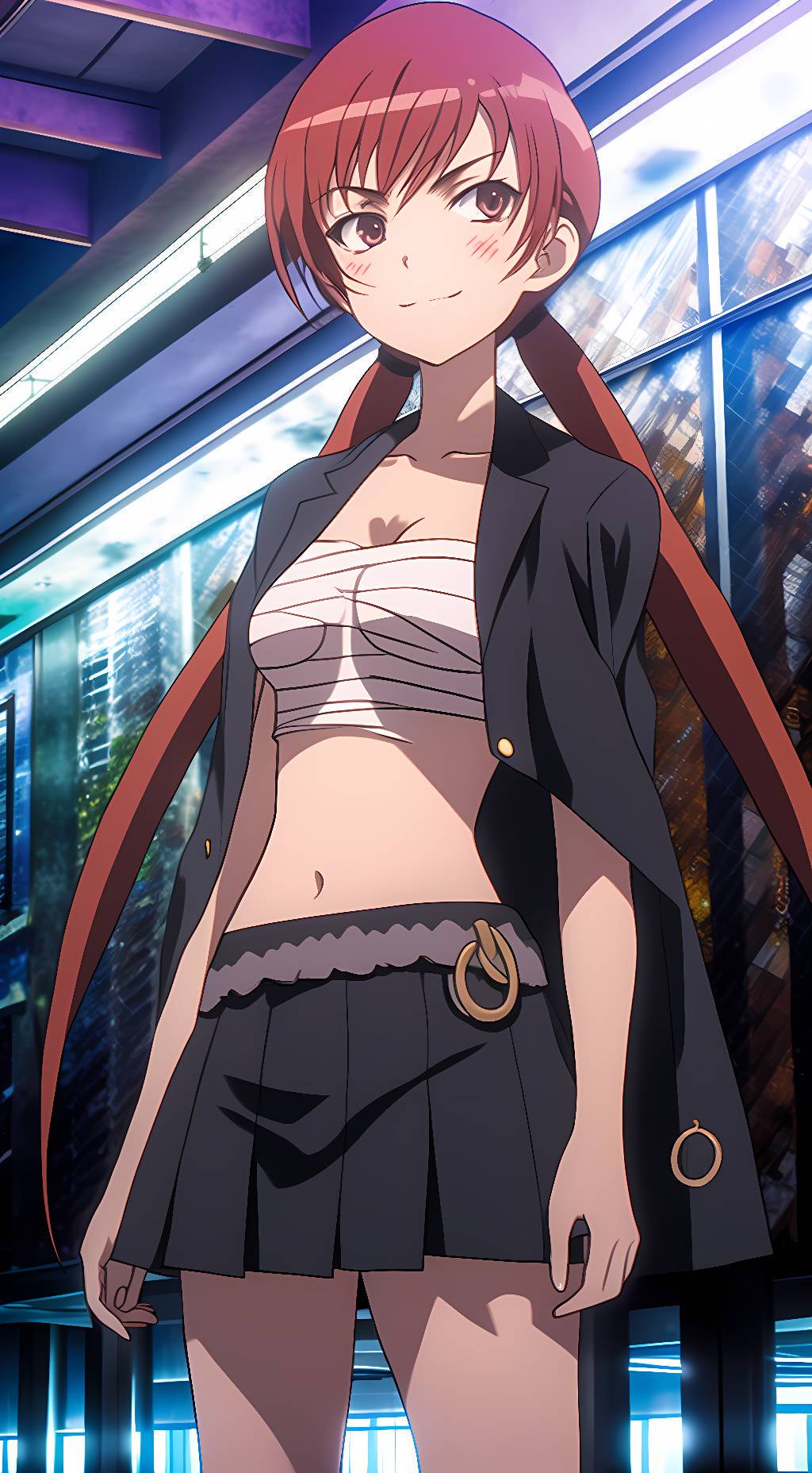 ai character: Musujime Awaki background