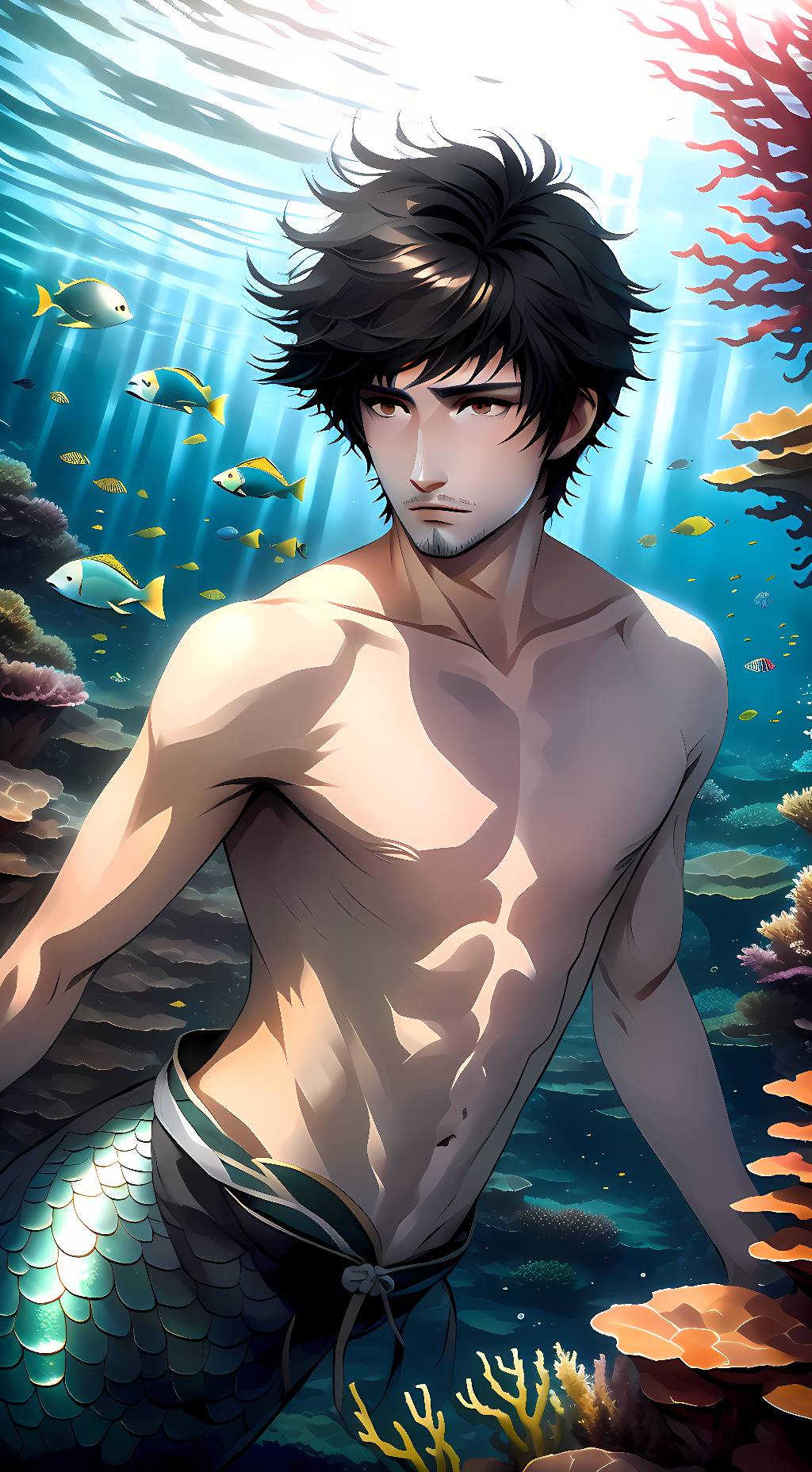 ai character: Xu Shu (Mermaid) background