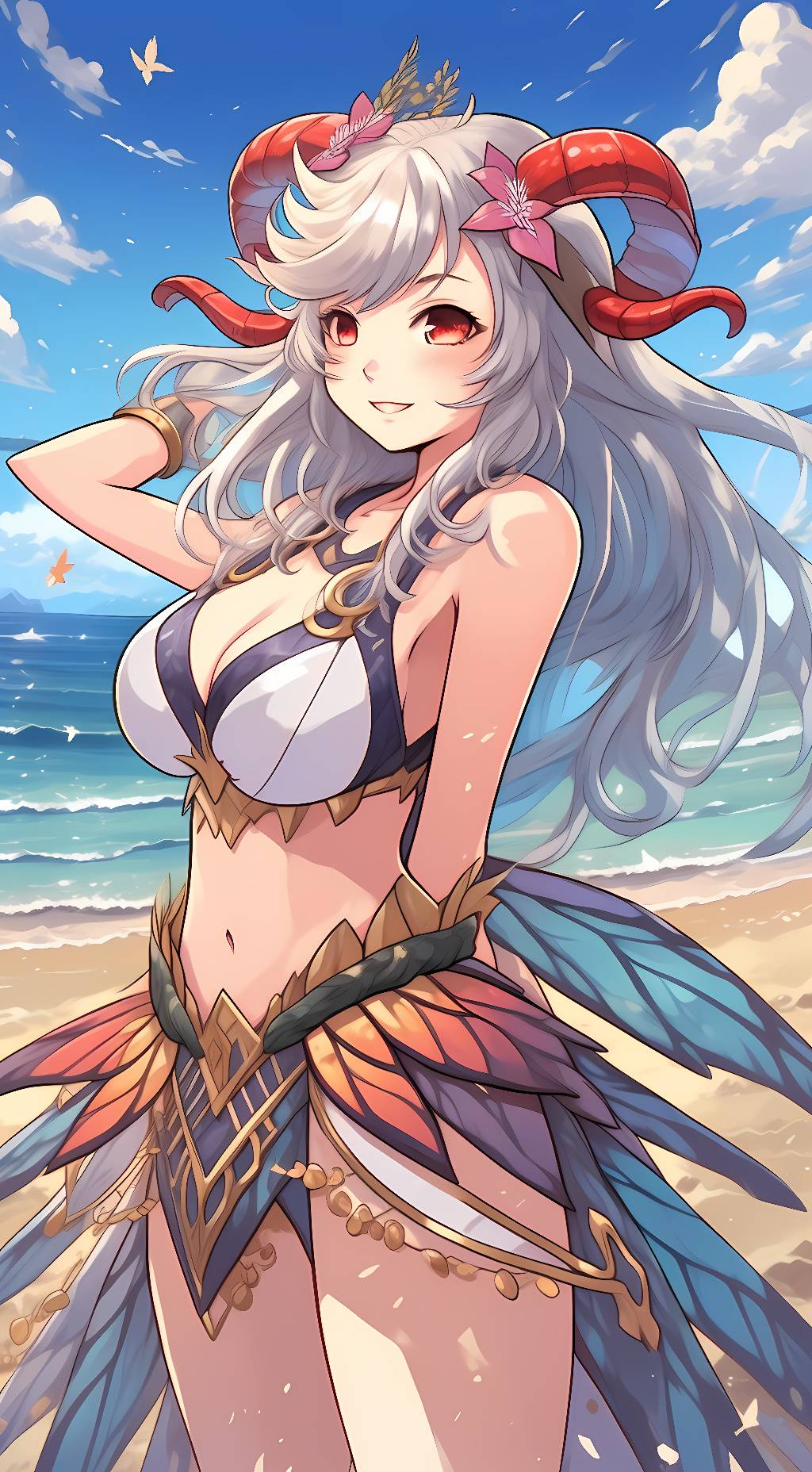 ai character: Freyja background