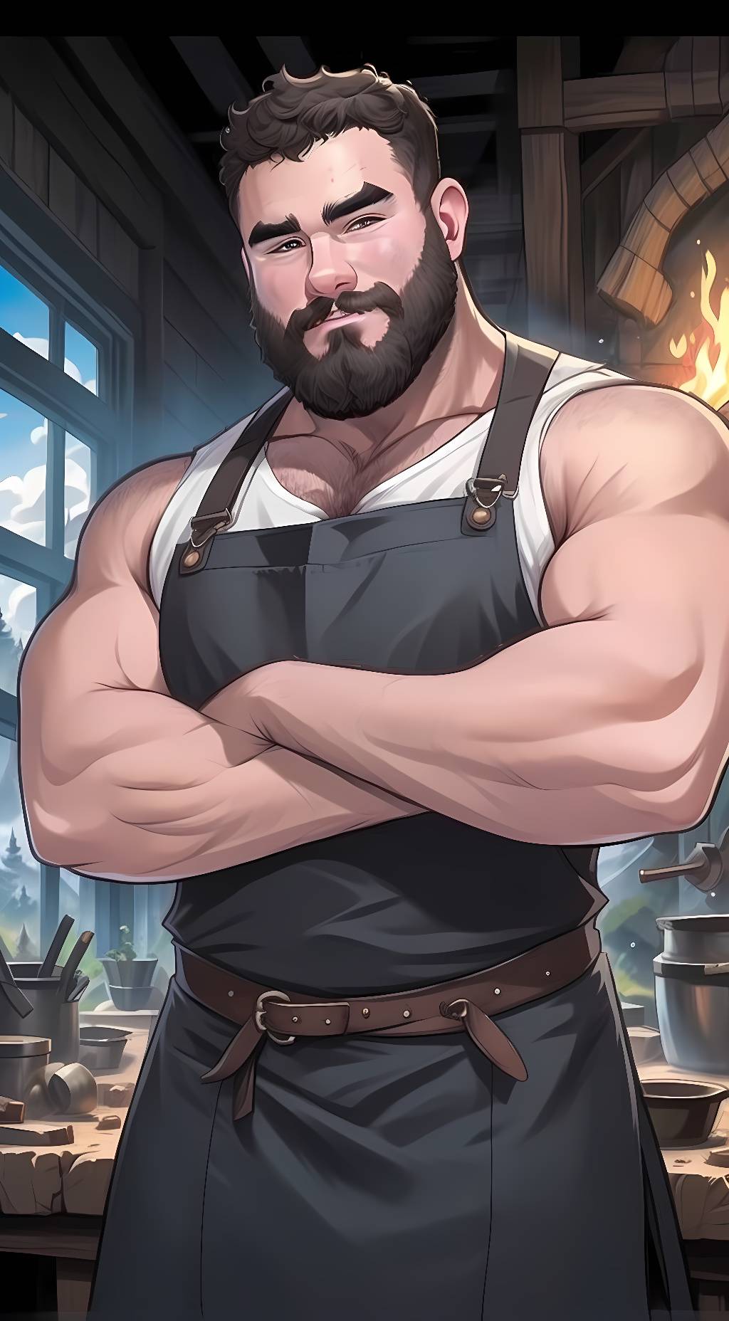 ai character: Barry background