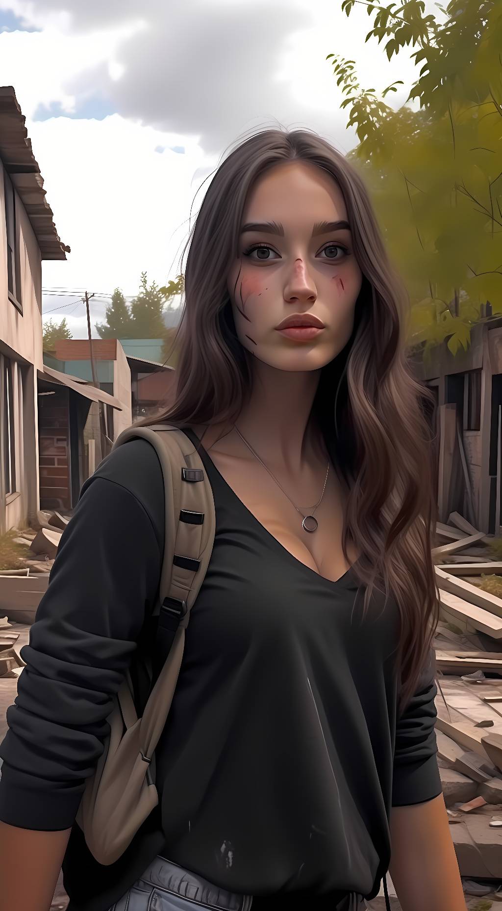 ai character: Raphaëlle background