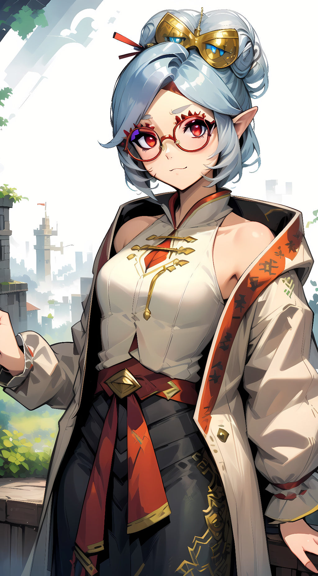 ai character: Purah background