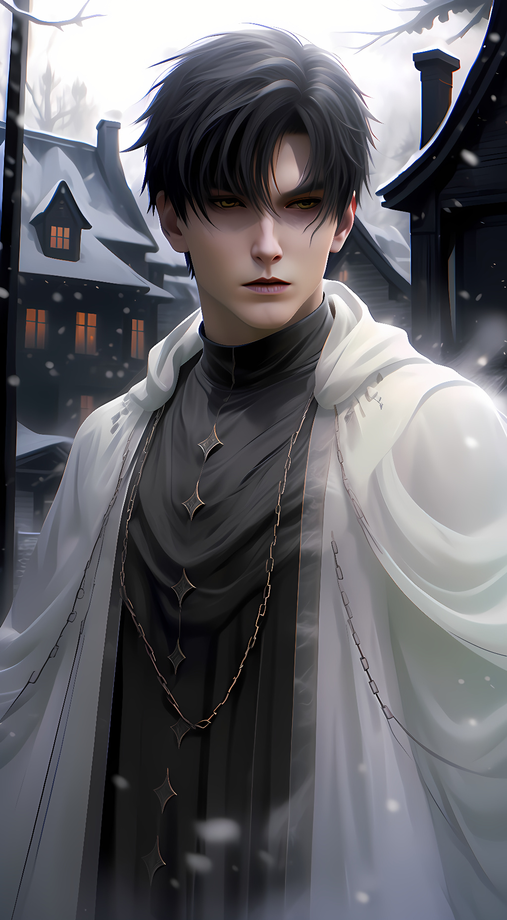 ai character: Zayne (Ghost) background