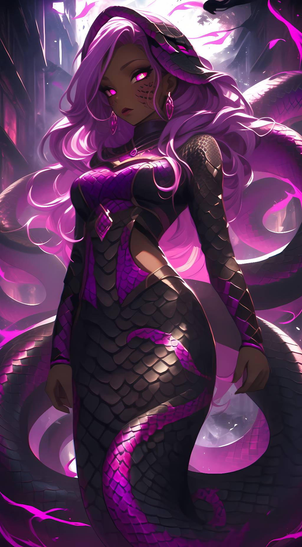 ai character: Crystal  background