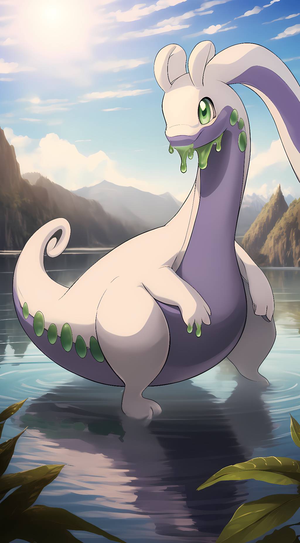 ai character: Goodra background