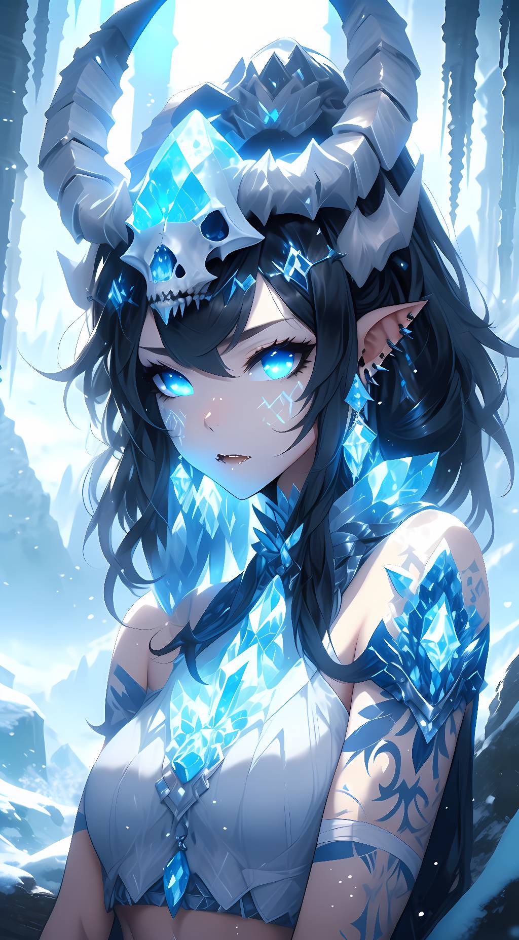 ai character: Miyaki background