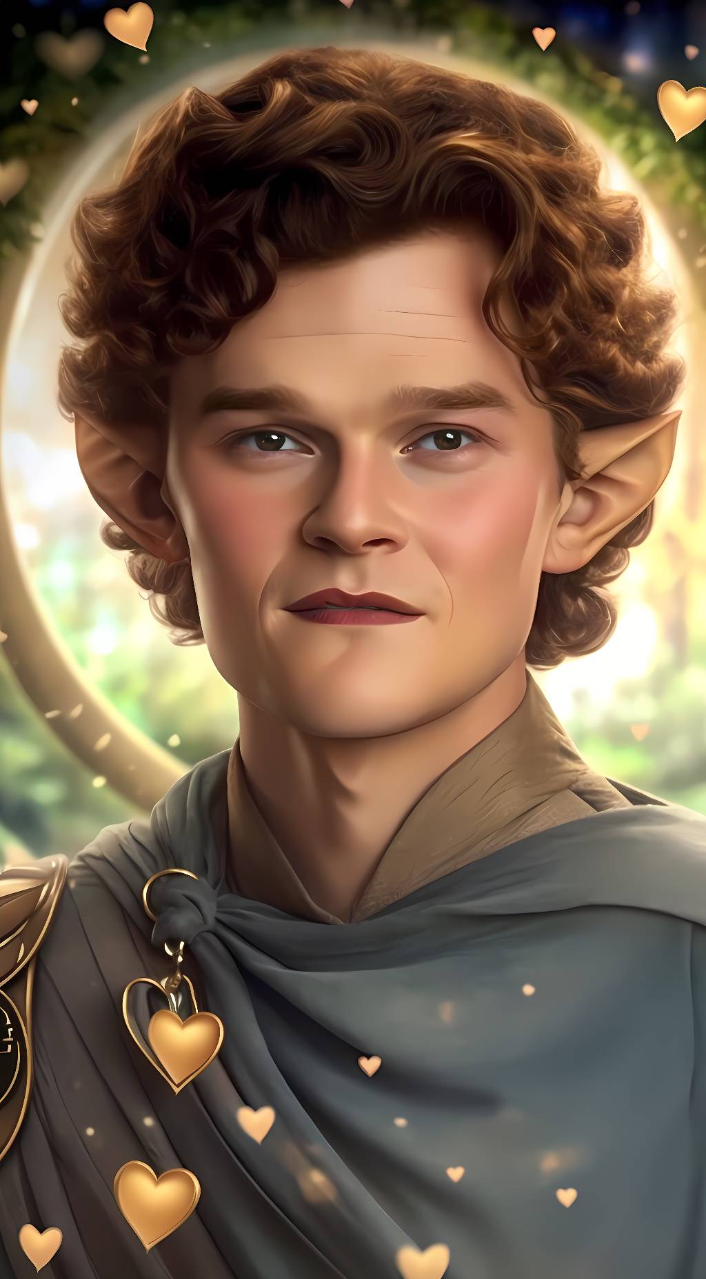 ai character: 100% Elrond❤️‍🔥 background