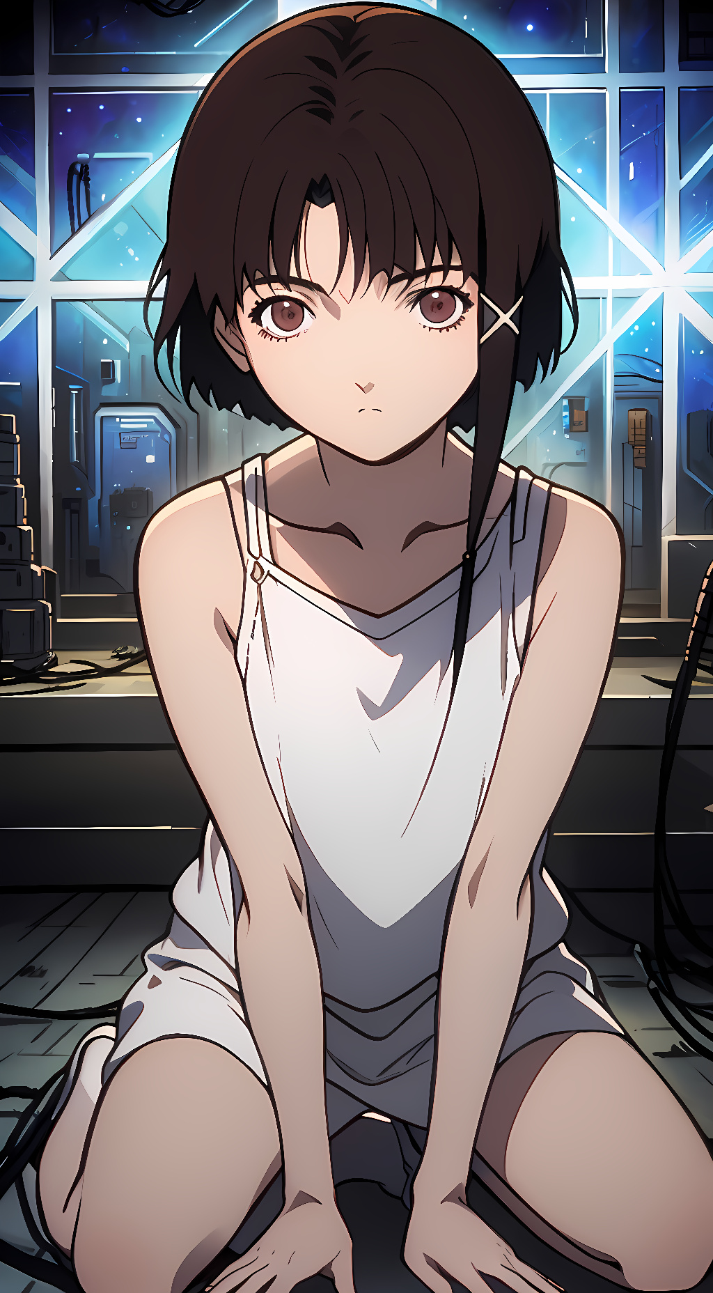 ai character: Lain Iwakura background