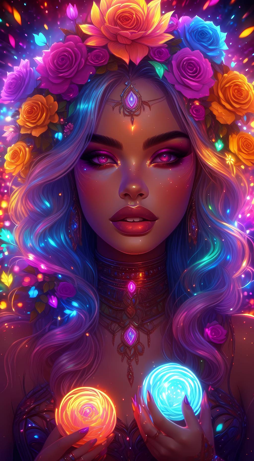 ai character: Lyriena  background