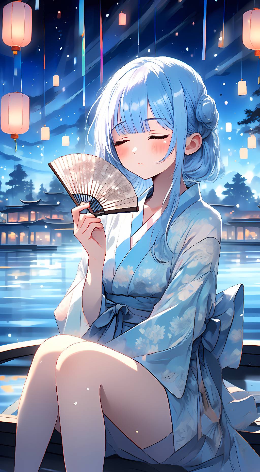 ai character: Fujimiku-hime  background