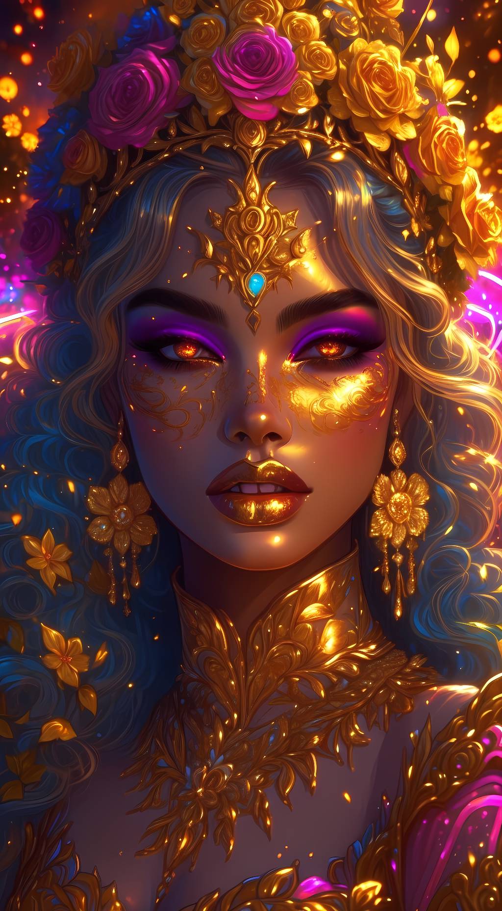 ai character: Queen Anastasia  background