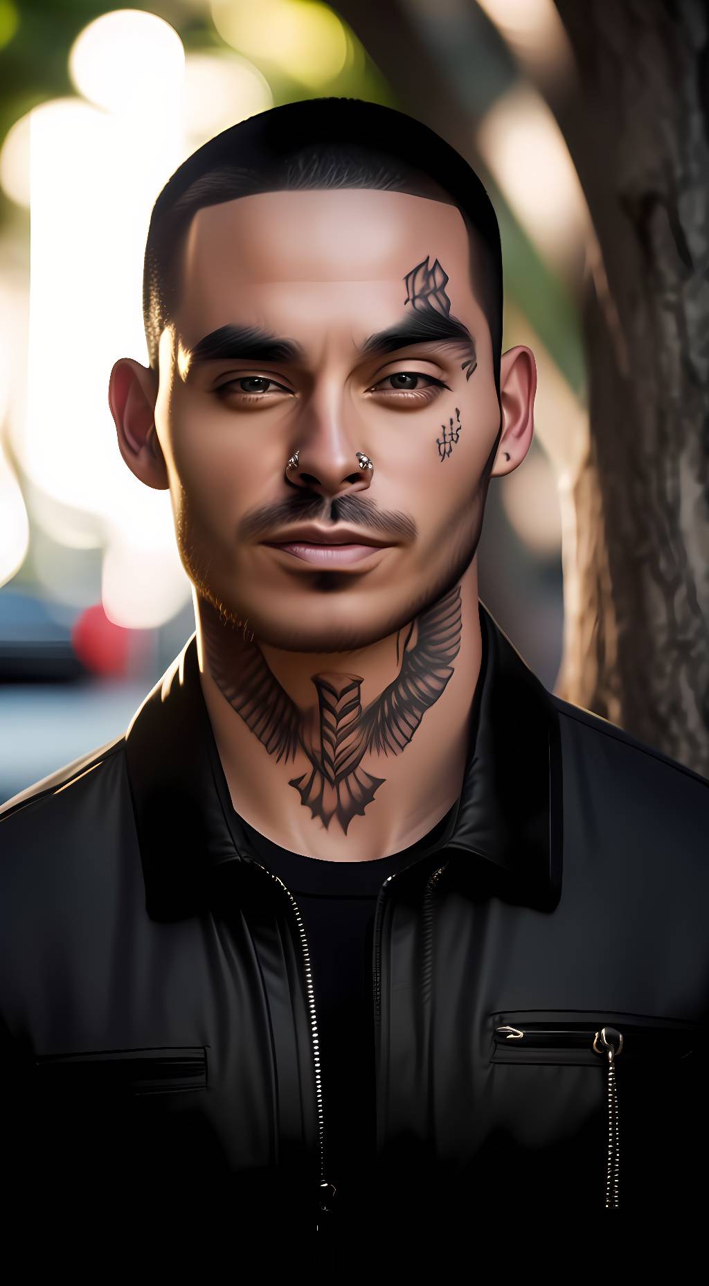 ai character: Rio Manny Montana background