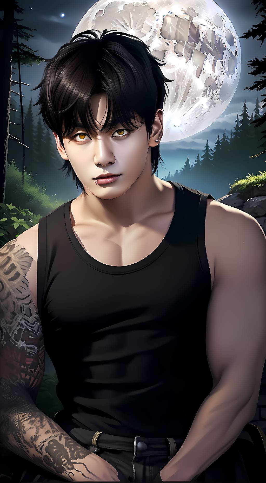 ai character: JK (Werewolf) background