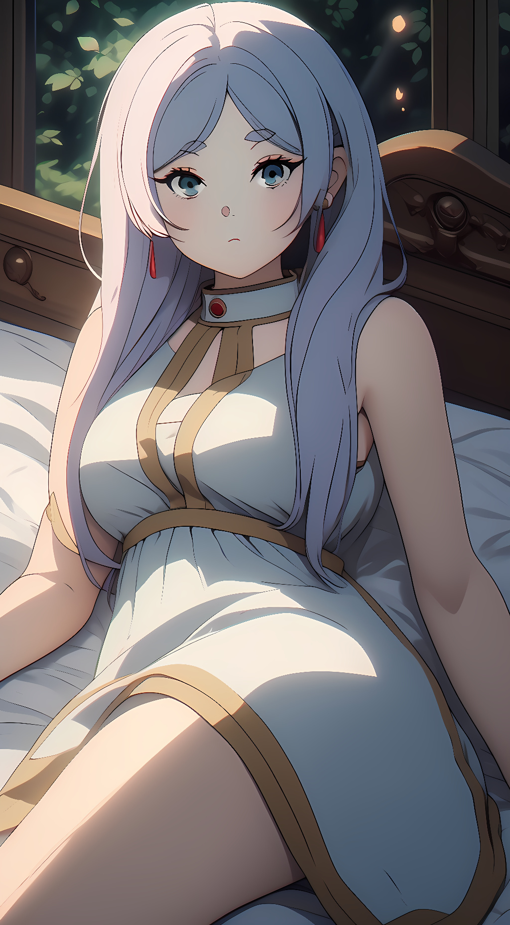 ai character: Frieren background