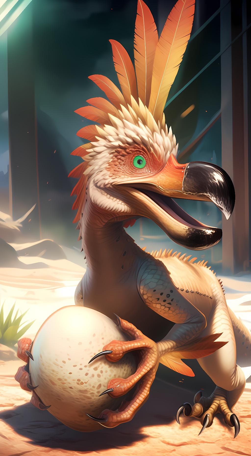 ai character: Kulu-Ya-Ku background