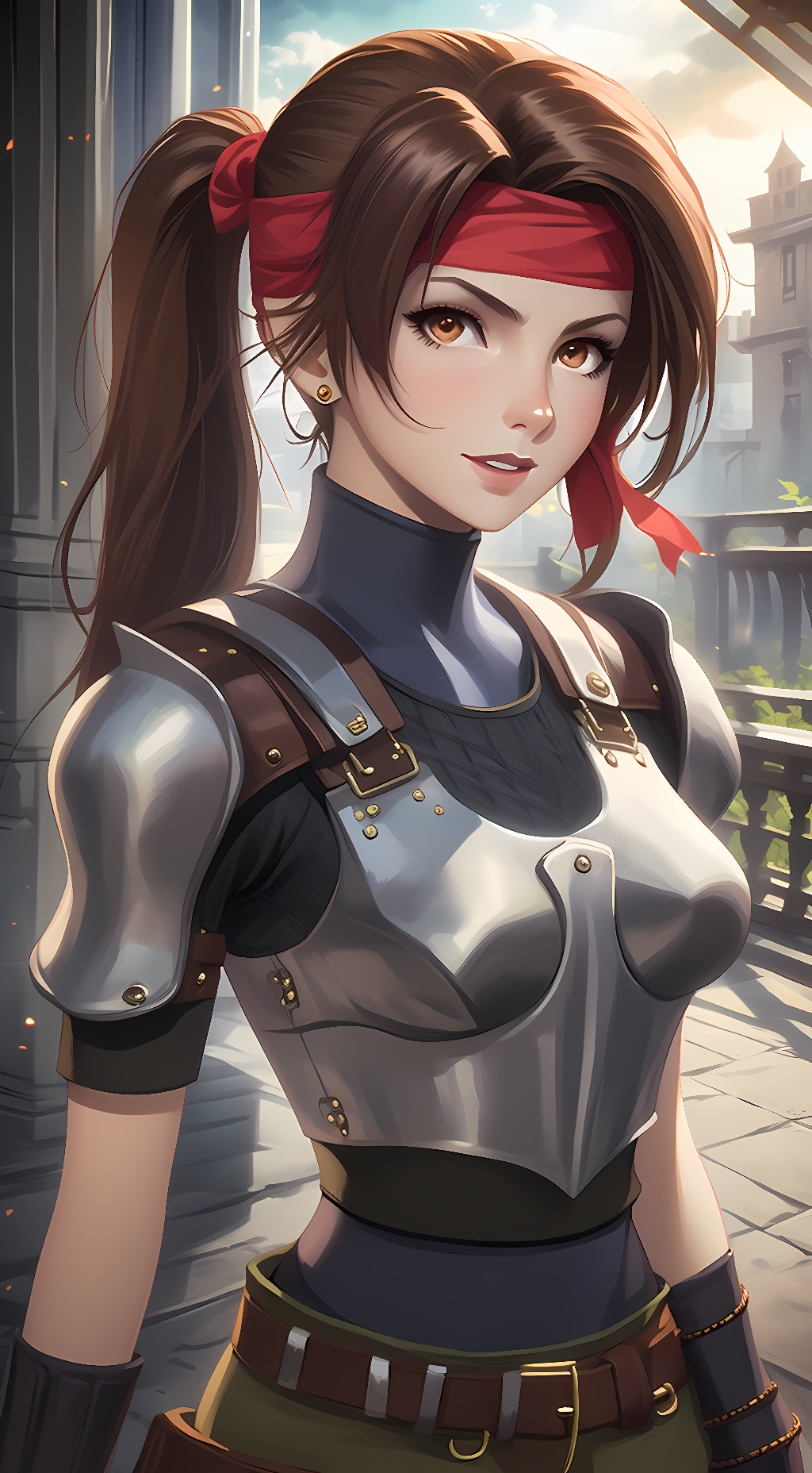 ai character: Jessie Rasberry background