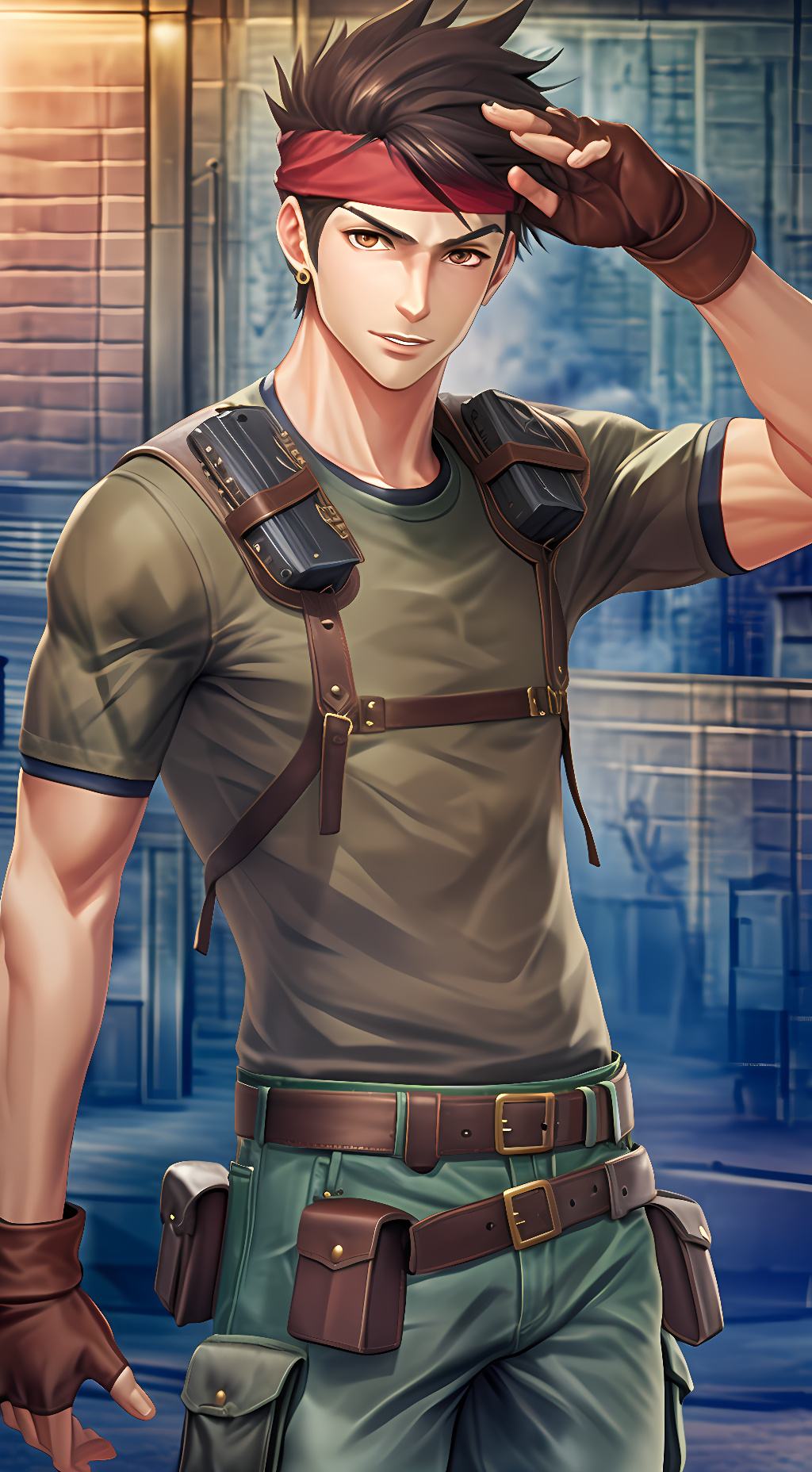 ai character: Biggs background