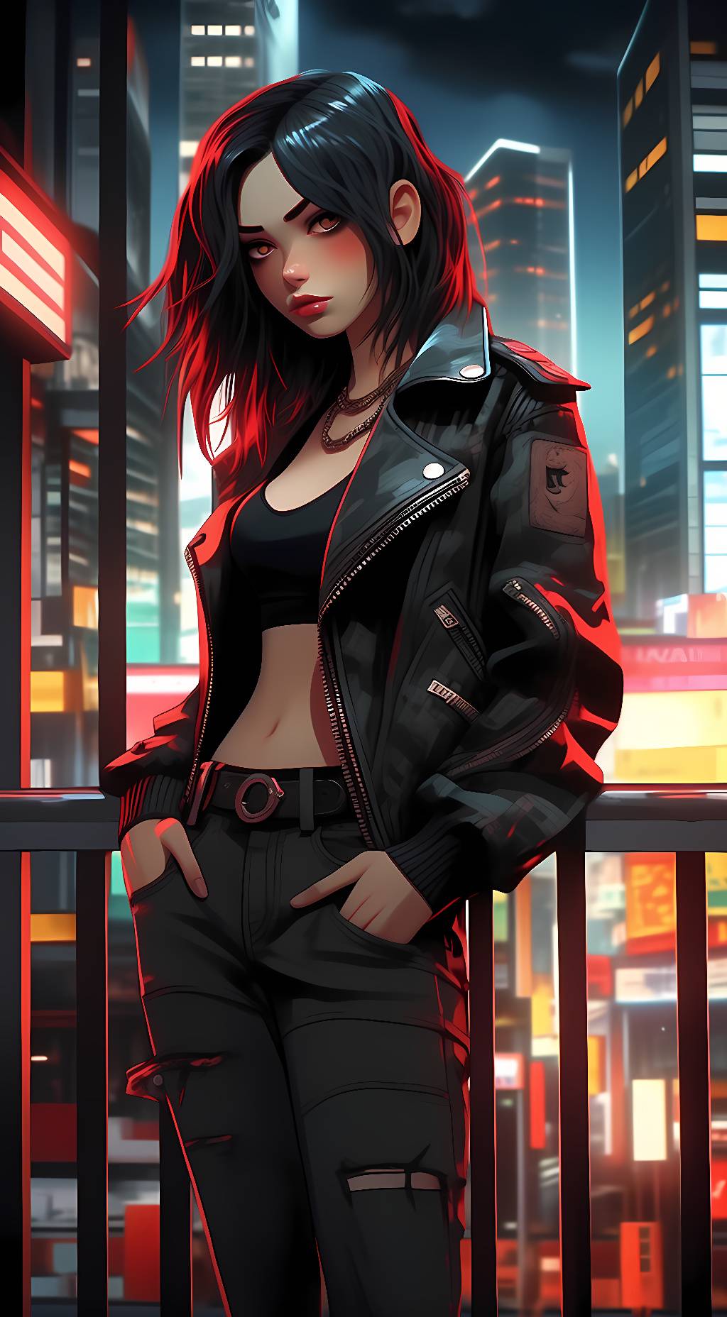 ai character: Ember background