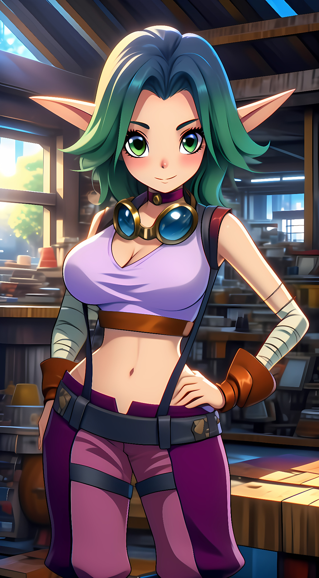 ai character: Keira Hagai  background