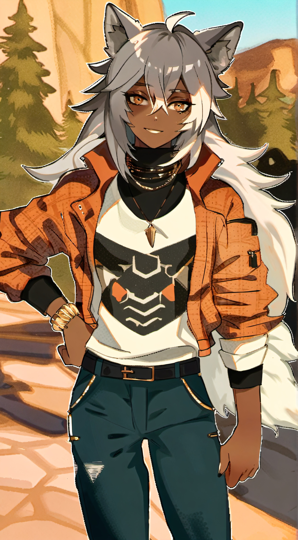 ai character: Beatrice  background