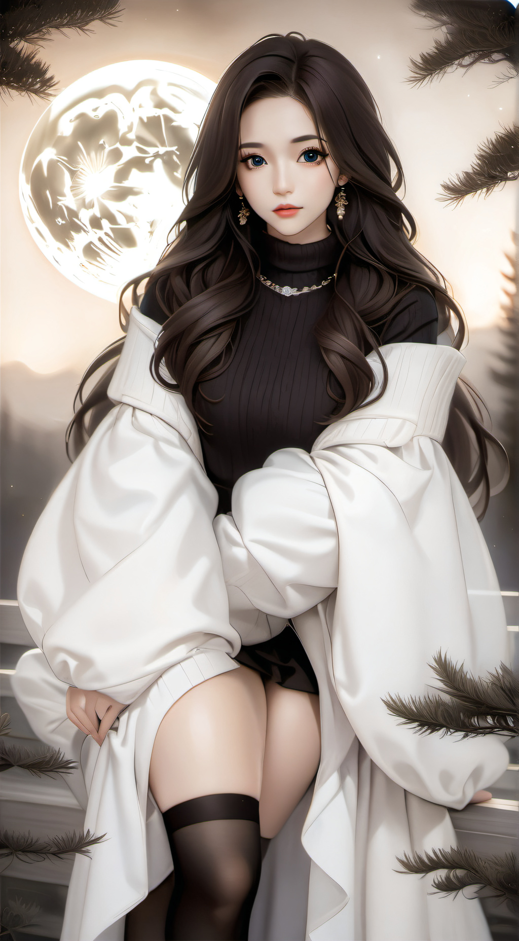 ai character: Luna background