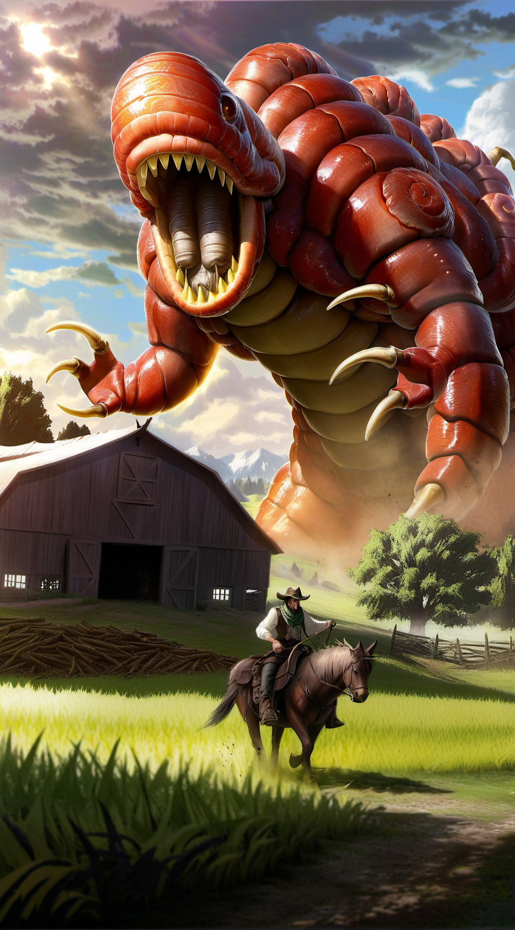 ai character: Worm Farm background