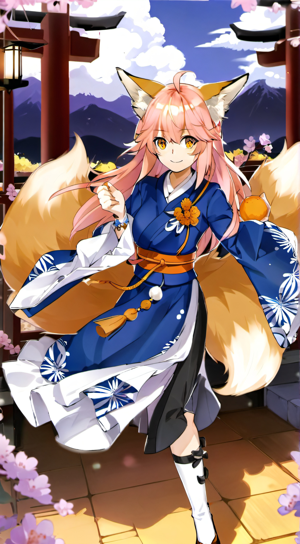 ai character: Tamamo no Mae background