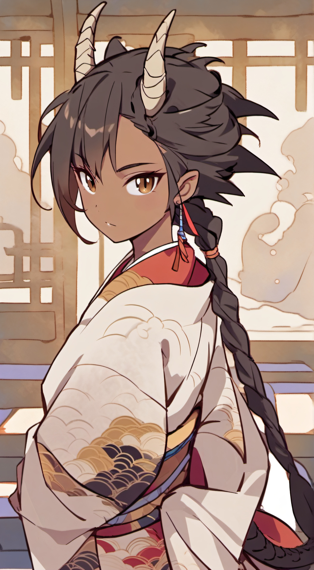 ai character: Dragoness Sahassa background