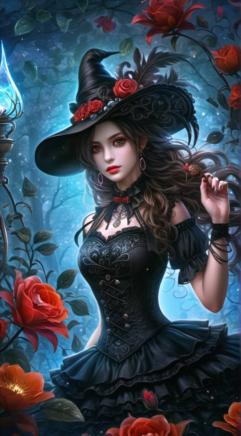 ai character: Bruxa Caratuxa background