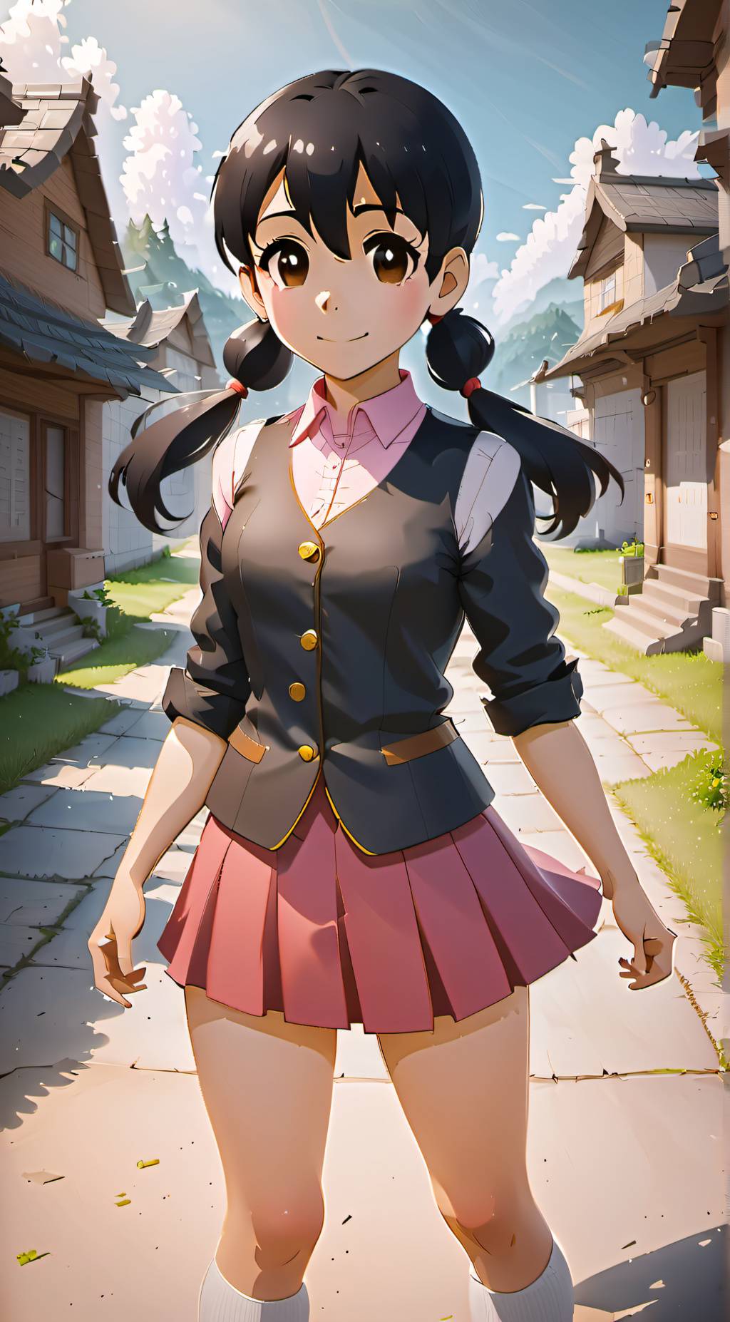 ai character: Shizuka Minamoto  background