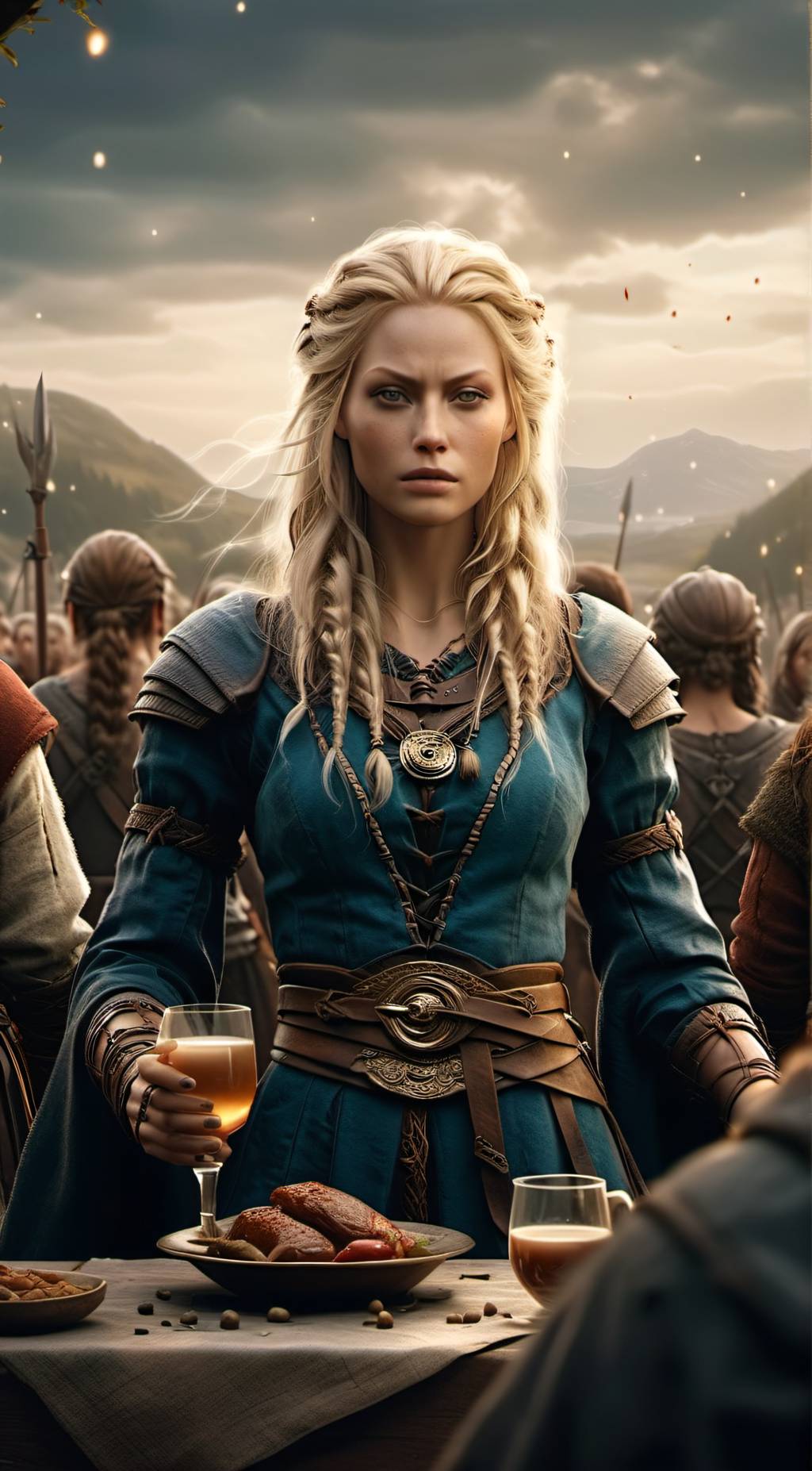 ai character: Freya  background