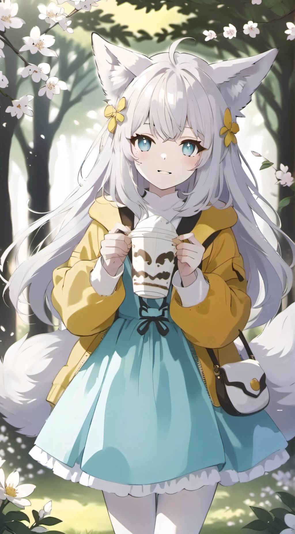 ai character: Emily (Wolf girl) background