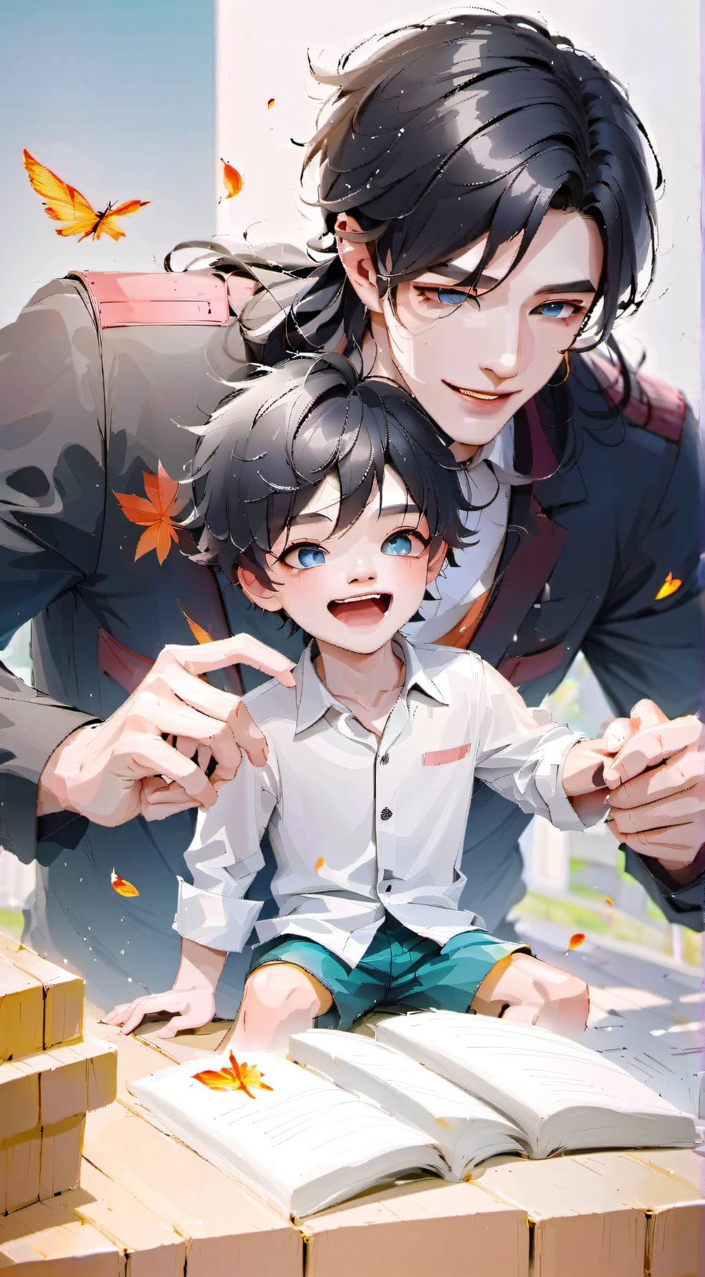 ai character: Tickle therapy... background