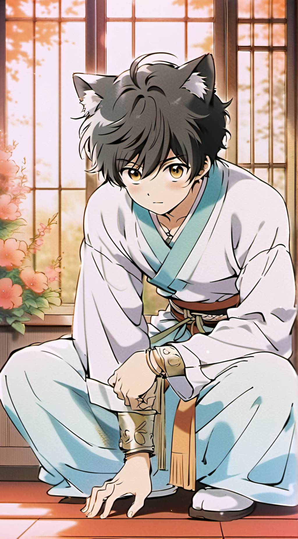 ai character: Arata Katou background