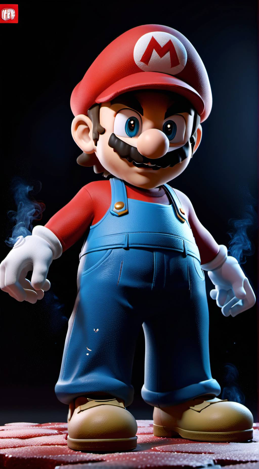 ai character: Super mario 64! background