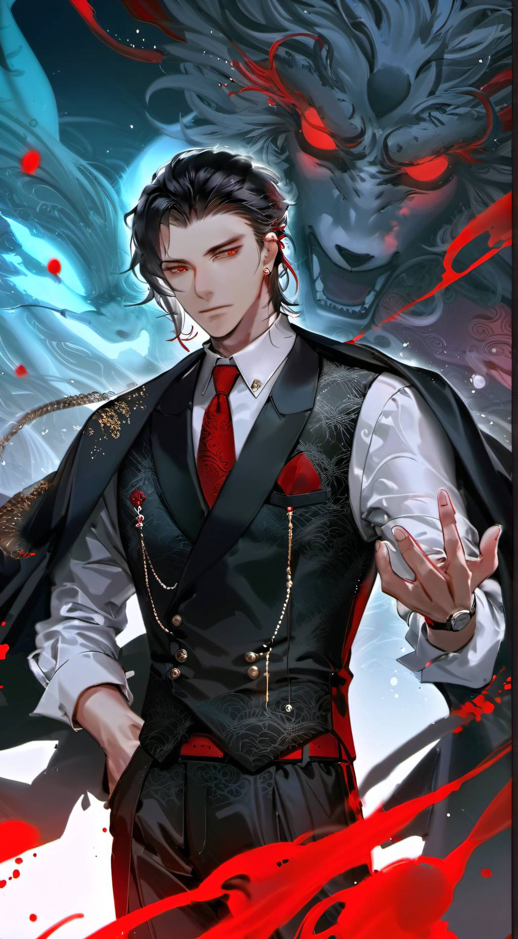 ai character: Aaron  background